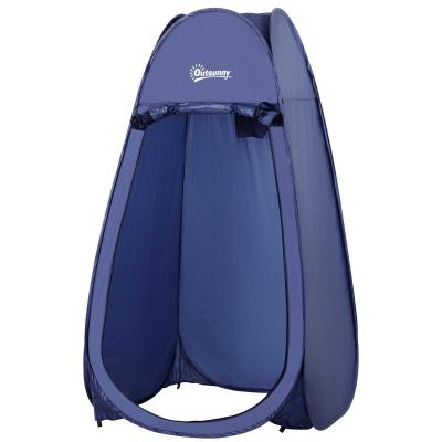 Outsunny Tienda de Campaña Multifunción Impermeable Plegable Ligera Ideal para Camping Estructura Flexible y Estable con Sisteme POP-UP 100x100x185cm