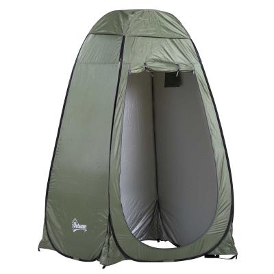 Carpa Vestidor Plegable Tienda para Bañarse Portátil con Funda para Playa y Montaña 120x120x190 cm Verde