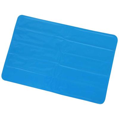 PawHut Colchón Refrescante Perros para Mascotas Cama Rellena Autorefrigerante para Perros y Gatos Baja Temperatura 2-6 Horas 90x60x1cm Azul