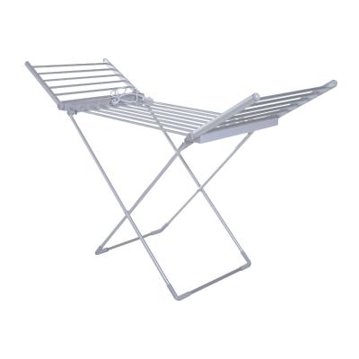 HOMCOM Tendedero Eléctrico Plegable con Alas Secador de Ropa en Forma X 149x54x92cm
