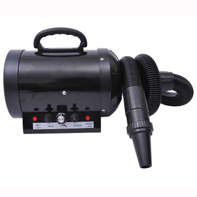 PawHut® Secador Profesional de Pelo para Perros Gatos y Mascotas Potencia con 2800W + Tubo Flexible 2,1 metros Negro