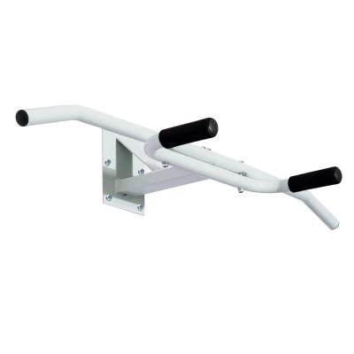 HOMCOM Barra de Dominadas de Pared Pull-Up Bar Barra de Tracción Multifuncional para Entrenamiento Fitness en Gimnasio Casa Carga 130 kg Acero 118x44x20 cm Blanco