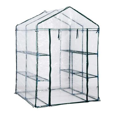 Outsunny® Invernadero Transparente de Jardín Vivero Casero Plantas con 3 Pisos