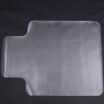 HOMCOM Alfombra Protectora para Silla de Oficina PVC Translúcido 90x120cm Protector Suelo Enmoquetado