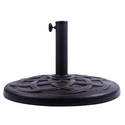 Base de Sombrilla Tipo Pie para Parasol – Color Bronce – Material Resina – Φ57x35cm