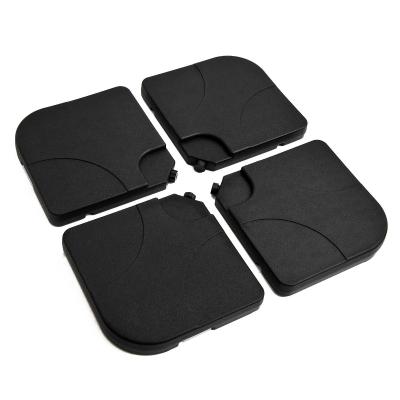 Base de Sombrilla o Pie para Parasol– Color negro –Plástico – 50 x 50 x 7.5cm