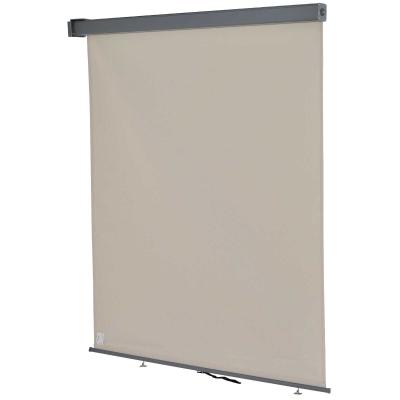 Outsunny Toldo para Balcón Doble Posición 160x250 cm Colocación en Techo o Pared Función Vertical y Horizontal con Tirador