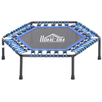 Trampolina fitness Trampolina do jogi Trampolina ogrodowa niebieska Ø105 x wys. 26 cm