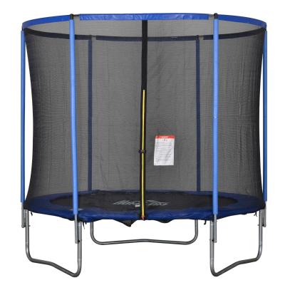 Trampolina z siatką zabezpieczającą Trampolina ogrodowa Stal Ø 244 x wys. 240 cm