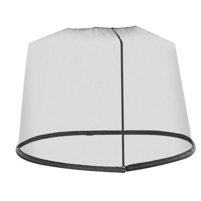 Outsunny Moskitiera, osłona na muchy, osłona przed insektami na parasol, czarna, Ø 3 x wys. 2,3 m