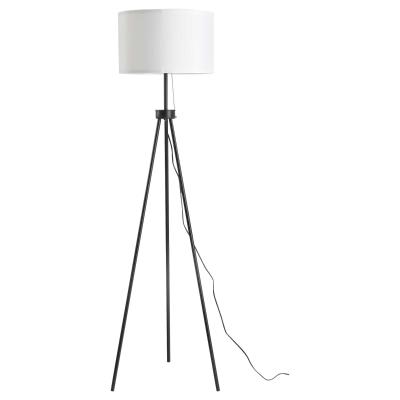 Lampa podłogowa Lampa stojąca E27 stal 37x37x152 cm (czarny + biały)