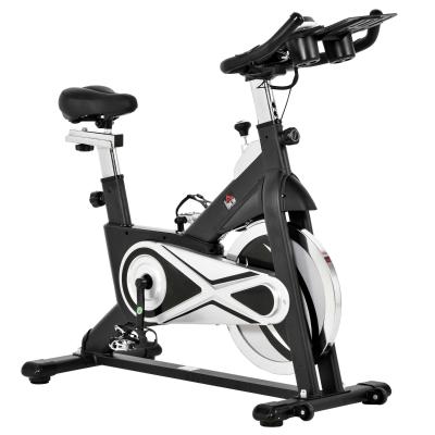 Trenażer rowerowy domowy rower treningowy bezstopniowy z wyświetlaczem LCD i kołem zamachowym 13 kg stal