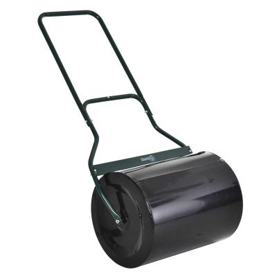 Walec ogrodowy z rączką w kształcie litery U walec do trawy wałek do trawy 60 l wypełnienie wodą/piachem metal