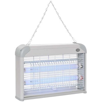 Lampa owadobójcza lampa przeciw komarom kratka ochronna LED 60 m² do domu 20 W