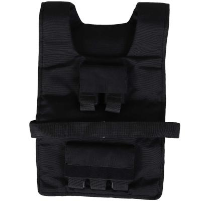 HOMCOM® Kamizelka Treningowa z Obciążeniem 30 kg Trening Siłowy Fitness Oxford Żelazo Czarny