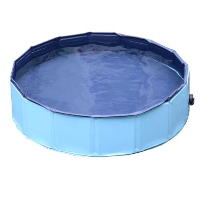 PawHut Basen dla psa Brodzik Basen Kąpiel niebieski Ø 80 x wys. 20 cm