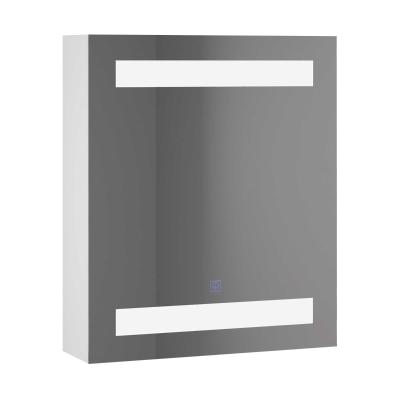 HOMCOM LED szafka z lustrem podświetlane lustro łazienkowe szafka łazienkowa lustro łazienkowe