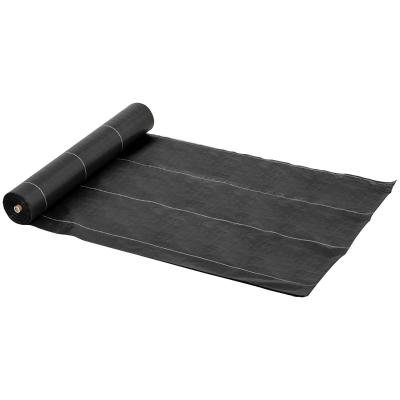 Agrotkanina przeciw chwastom agrowłóknina na chwasty 100 g/m² kolor czarny 50x2 m