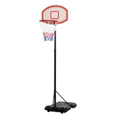 HOMCOM Portable Basketball Stand 175-215cm Adjustable Height Sturdy Rim Hoop Base Net