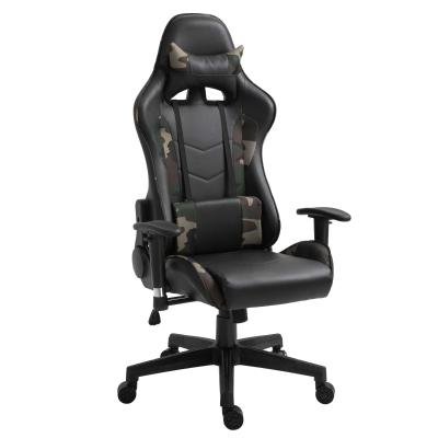 Krzesło biurowe do masażu Krzesło do gier Ergonomiczne krzesło obrotowe Czarne Moro Kamuflaż