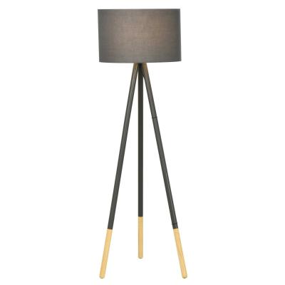 Lampa podłogowa Lampa stojąca E27 do sypialni jadalni szary