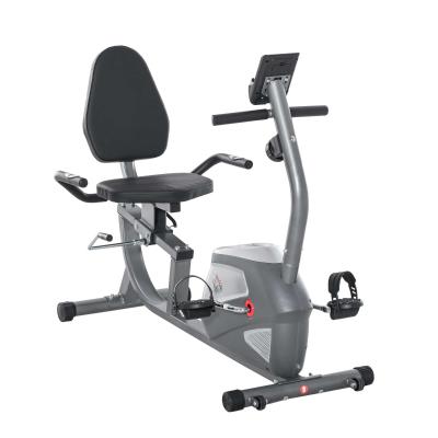 Rower treningowy trenażer rowerowy z regulacją oporu magnetycznego kolor szary + srebrny