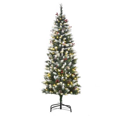 HOMCOM Weihnachtsbaum 53 cm x 53 cm x 150 cm