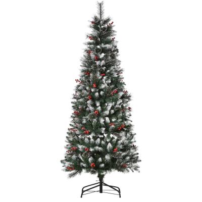 HOMCOM Künstlicher Weihnachtsbaum 60 cm x 60 cm x 180 cm