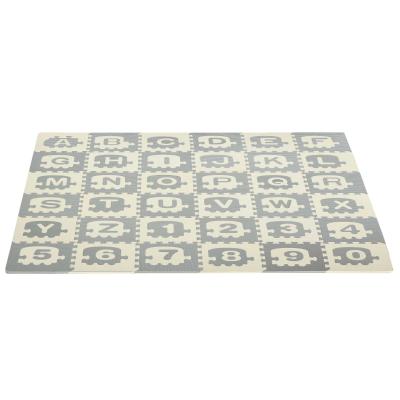 HOMCOM Kids Foam Puzzle Floor Tiles Baby Educational Play Mat Anti-slip Letter Number