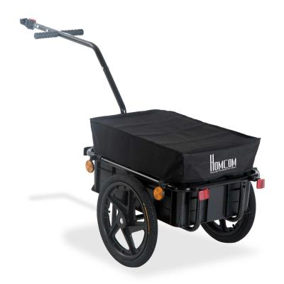 HOMCOM Cargo Trailer Bike W/Carrier Utility Luggage