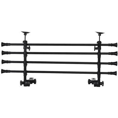 PawHut Reja Seguridad de Coche para Perro Ajustable en Ancho y Altura 85-140 x 30x50 cm
