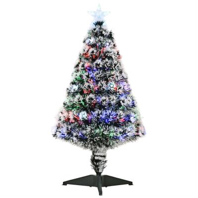 HOMCOM künstlicher Weihnachtsbaum mit LED-Licht 48 cm x 48 cm x 90 cm