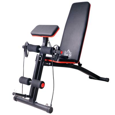 HOMCOM Foldable Adjustable Dumbbell Weight Lifting Sit Up Ab Bench Home Training Gym Incline Multiuse Workout Exercise Fitness