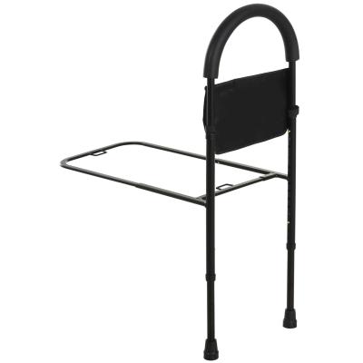 HOMCOM Steel Bed Assistance Rail 7-Height Adjustable w/ Storage Bag Foam Handle Safety Support Home