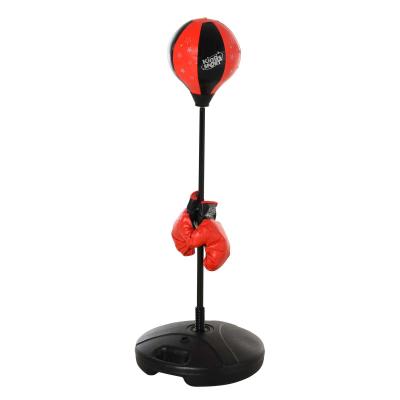 HOMCOM Boxing Punch Ball Set 360 Degree Rebound Spring For Teenager Height Adjustable Ф38x78-120cm