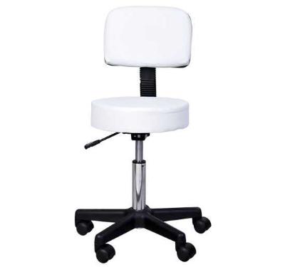 HOMCOM Massage Beauty Salon Spa Chair Stool Swivel Gas Lift Manicure Tattoo Stools Chair White