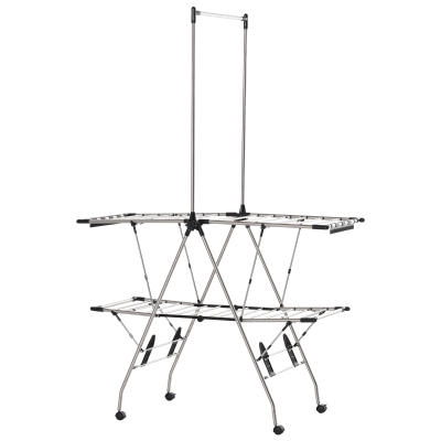 HOMCOM drying rack 138.5 W x 63 D x 208 H