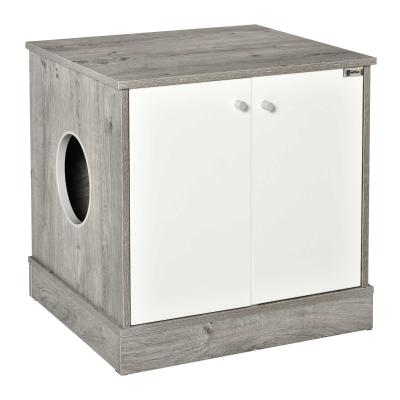 PawHut Katzenschrank 60 cm x 55 cm x 62,5 cm