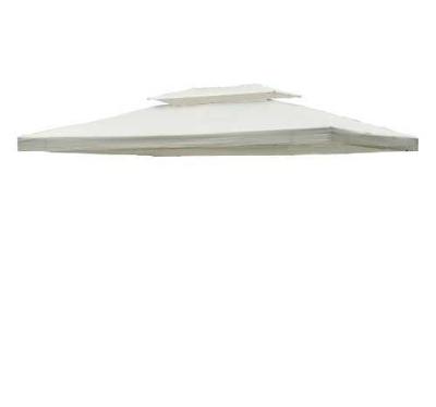 Outsunny Toit de Rechange pour Tonnelle Crème 3 x 4 m