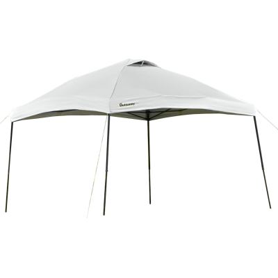 Outsunny Barnum tonnelle de jardin pop-up pliant hauteur réglable sac inclus gris