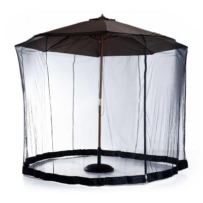 Outsunny Moustiquaire Cylindrique en Bois 3 x 2,3 m