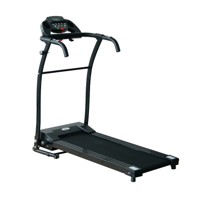 Homcom Tapis de Course Électrique 440 W en Métal Noir 130 x 68 x 26 cm