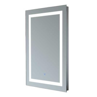 Homcom Miroir Lumineux LED Salle de Bain en Verre 50 x 4 x 70 cm