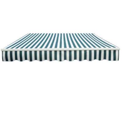 Outsunny Store Banne Manuel Vert et Blanc 4 x 3 m