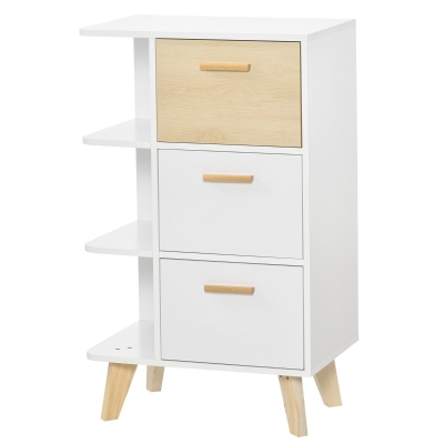 HOMCOM Aufbewahrungsschrank 60 cm x 40 cm x 100 cm