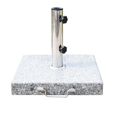 Outsunny 25kg Garden Umbrella Base Durable Parasol Holder Patio Furniture Outdoor Sunshade Marble Stand