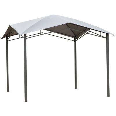 Outsunny 3x3(m) Outdoor Patio Gazebo Pavilion Canopy Tent Sunshade Steel Frame Grey