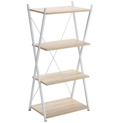 HOMCOM Bücherregal 54 cm x 35 cm x 110 cm