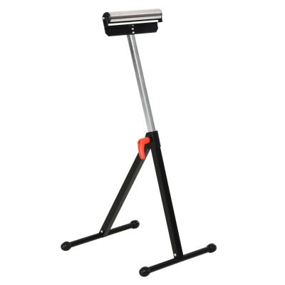 HOMCOM Roller Support Stand Metal Heavy Duty Adjustable Foldable Bench Saw Storage