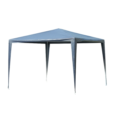 Outsunny Tenda de Jardim 295x295x245cm Destacável e Impermeável Tecido de Polietileno Azul